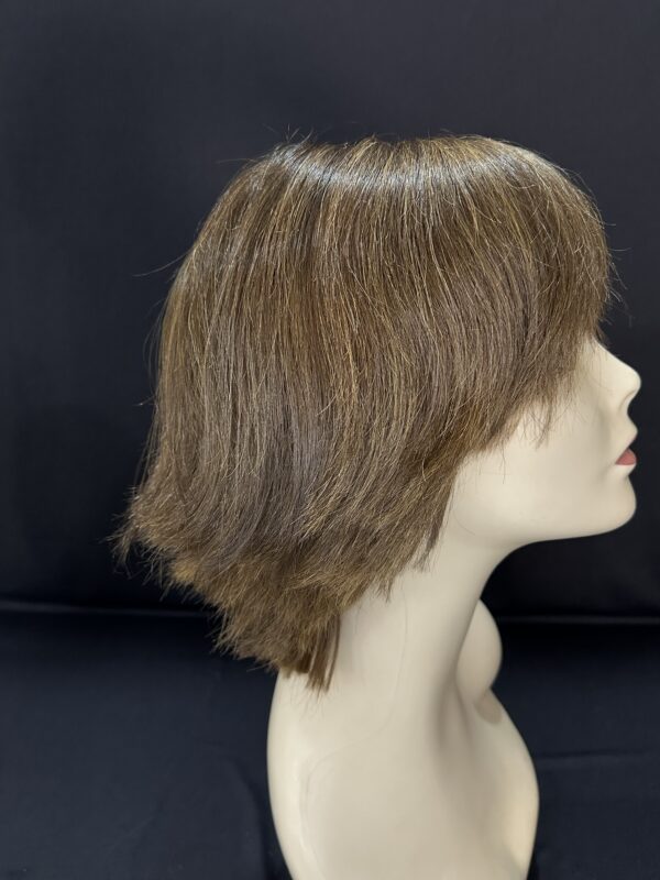 PERUCA WIG CABELO BRASILEIRO CASTANHO CLARO CURTA - Imagem 2