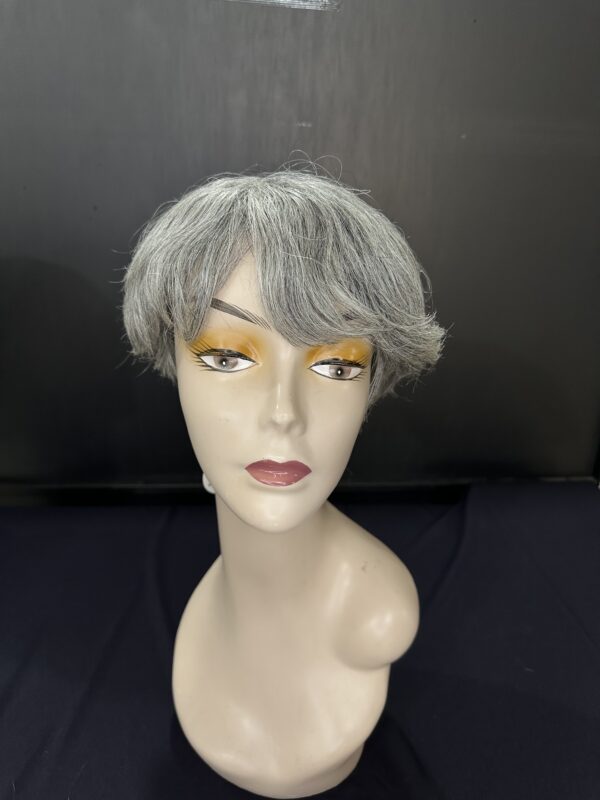 PERUCA WIG GRISALHA CURTA PERFEITA