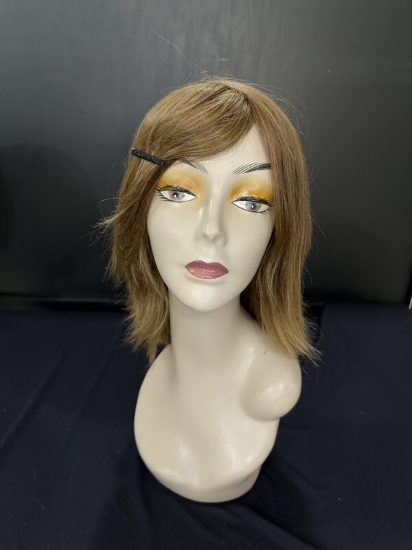 PERUCA WIG LOIRO ESCURO CABELO BRASILEIRO 30CM