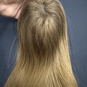 TOPO CABELO HUMANO FIO A FIO LOIRO