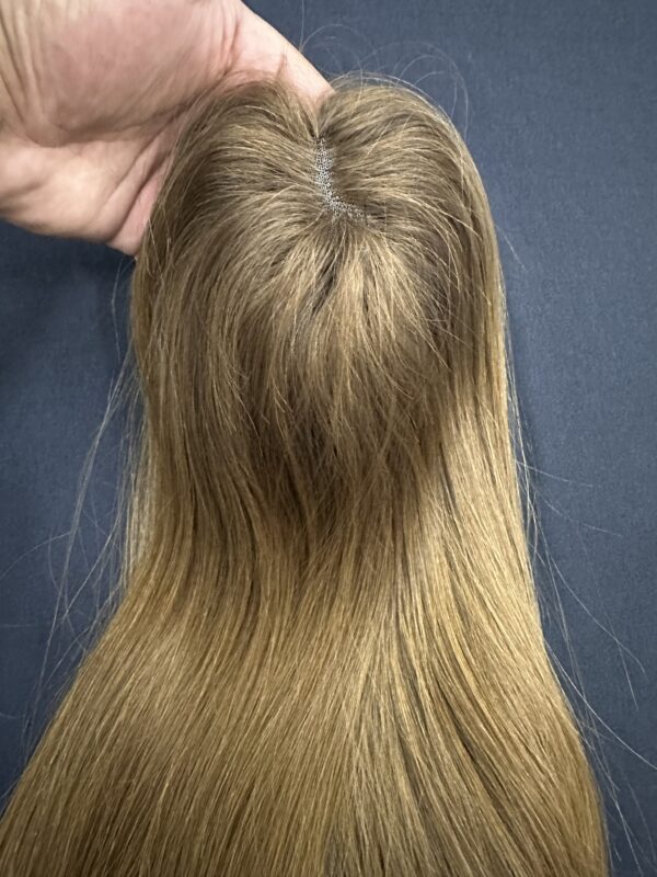 TOPO CABELO HUMANO FIO A FIO LOIRO