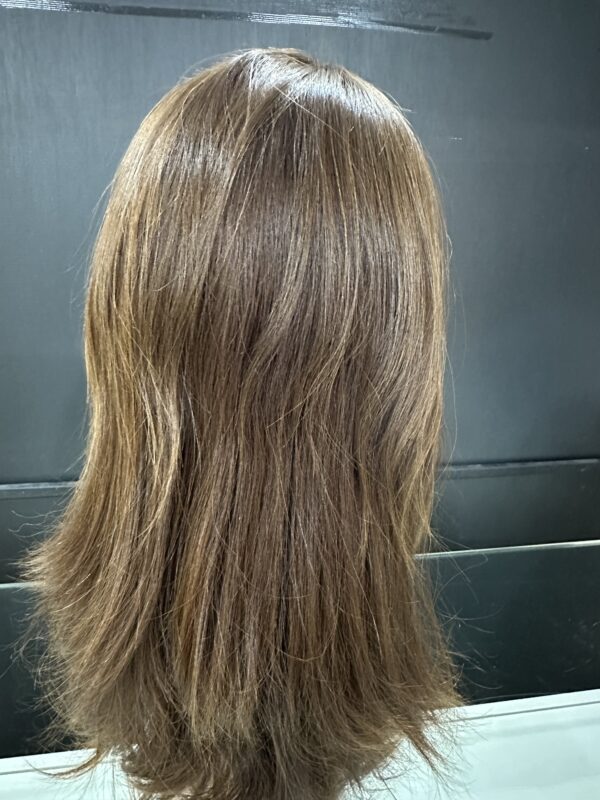 PERUCA FRONT LACE CABELO BRASILEIRO CASTANHO CLARO 45CM - Imagem 2