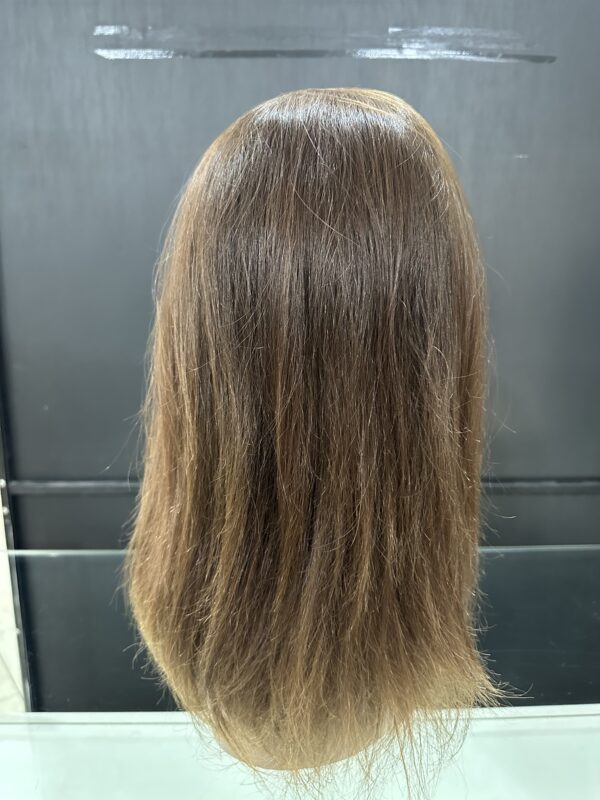 PERUCA FRONT LACE CABELO BRASILEIRO CASTANHO CLARO 45CM REPARTICAO LIVRE