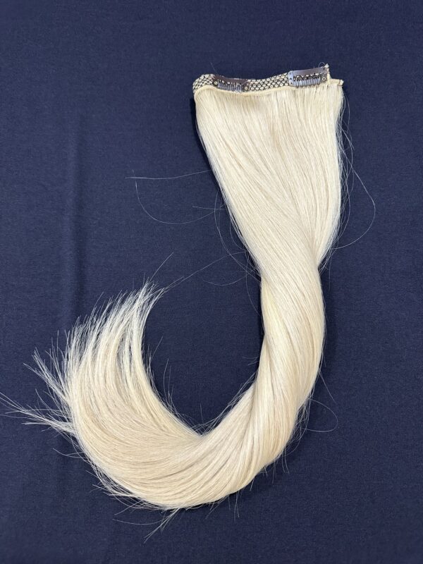 TIC-TAC DE CABELO HUMANO DE 55CM BRASILEIRO LOIRO - Imagem 2
