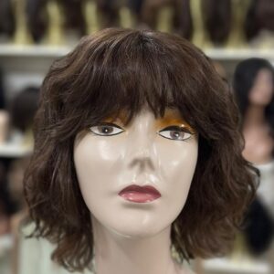 PERUCA WIG DE CABELO BRASILEIRO HUMANO ONDULAD NATURAL DE 30 CM